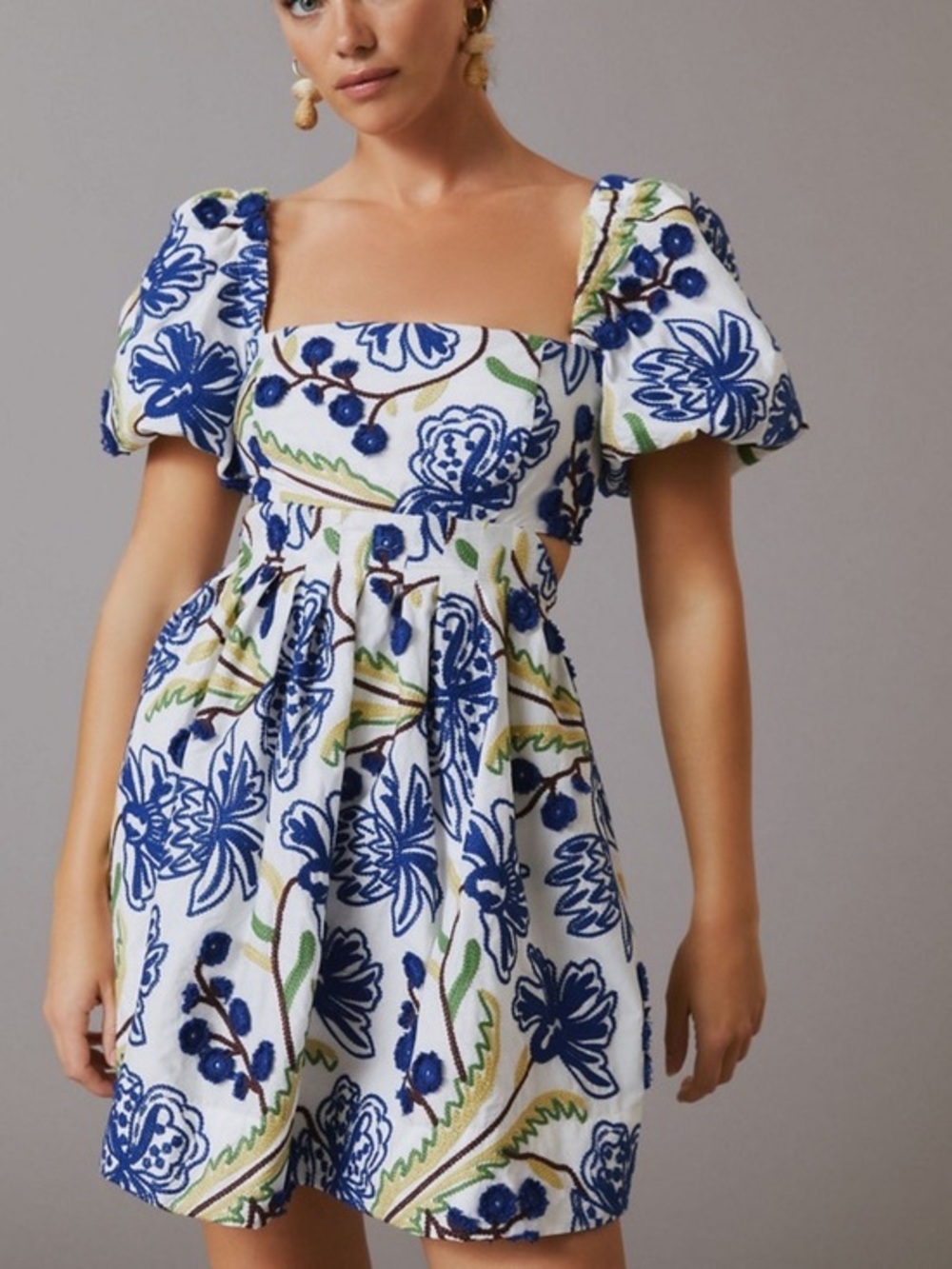 Anthropologie Puff Sleeve Dress